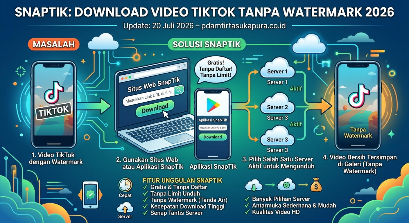 SnapTik App : Situs Download Video Tiktok Tanpa Watermark 2026