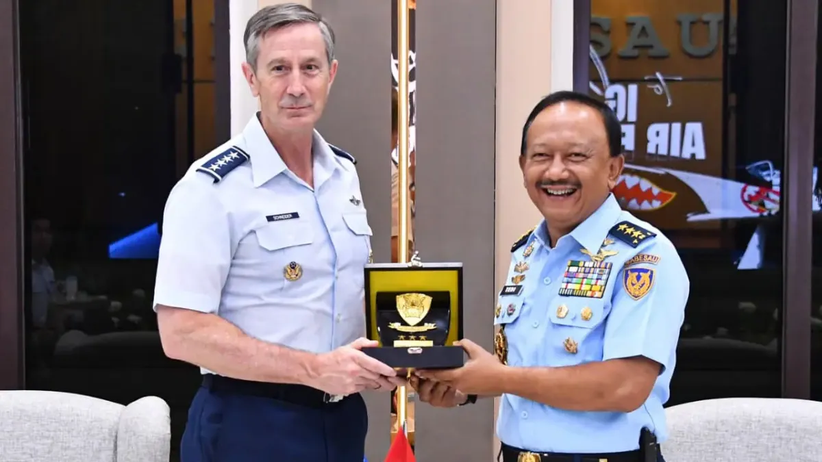 TNI AU dan US PACAF Perkuat Kerja Sama Pertahanan di Jakarta