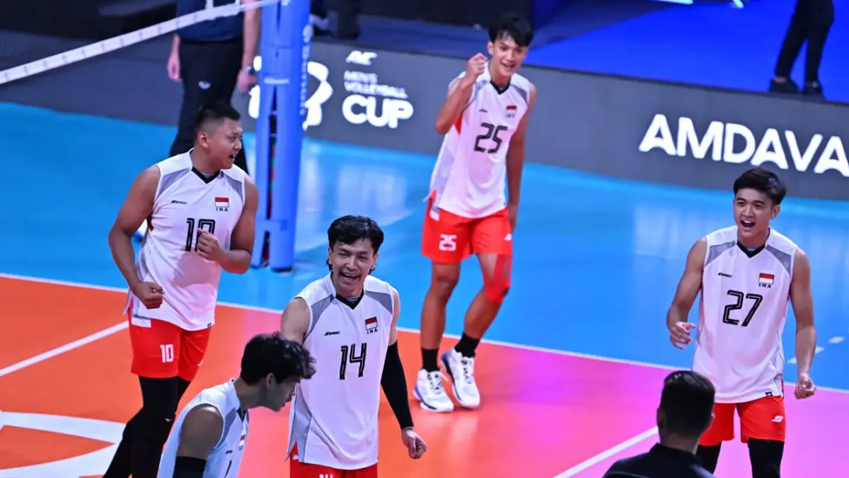 Timnas Voli Putra Indonesia Menang Dramatis Lawan India dan Lolos Final AVC Cup 2026