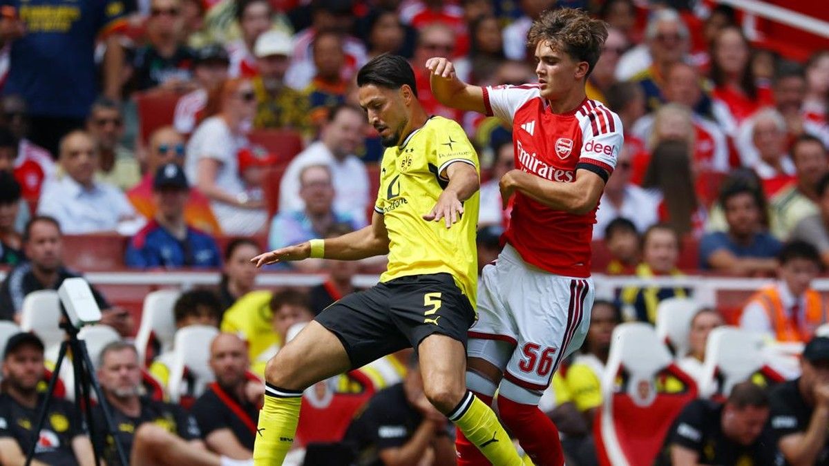 Arsenal Kalah 2-3 dari Borussia Dortmund di Emirates Cup 2026