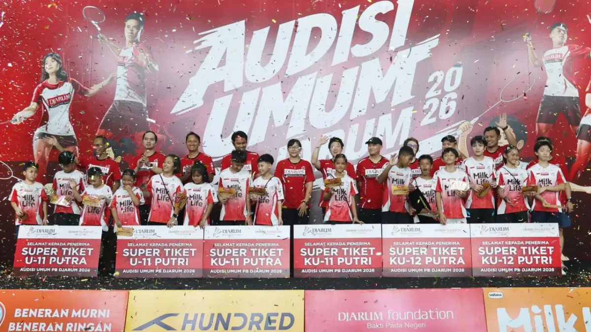 15 Atlet Muda Raih Super Tiket Audisi PB Djarum 2026 di Pekanbaru