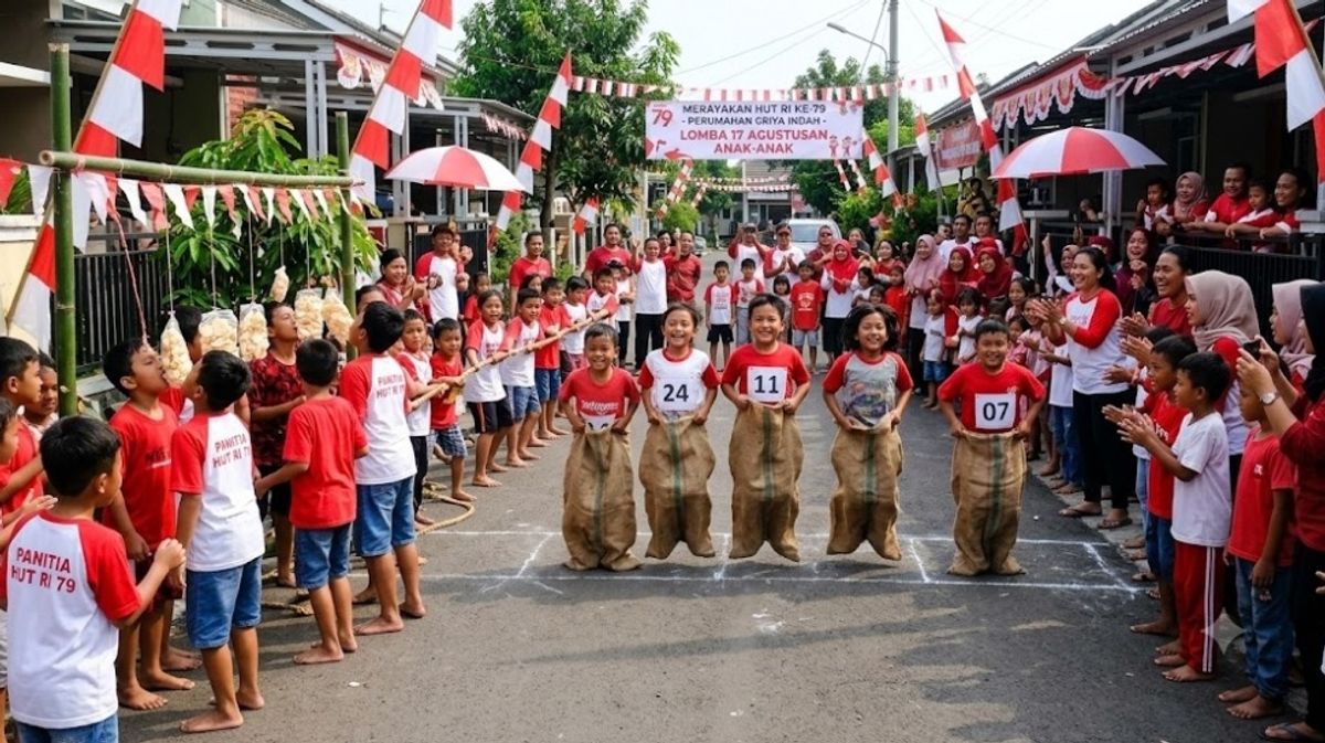 Panitia Perumahan Hadirkan 8 Ide Lomba Kreatif untuk Anak Saat 17 Agustus