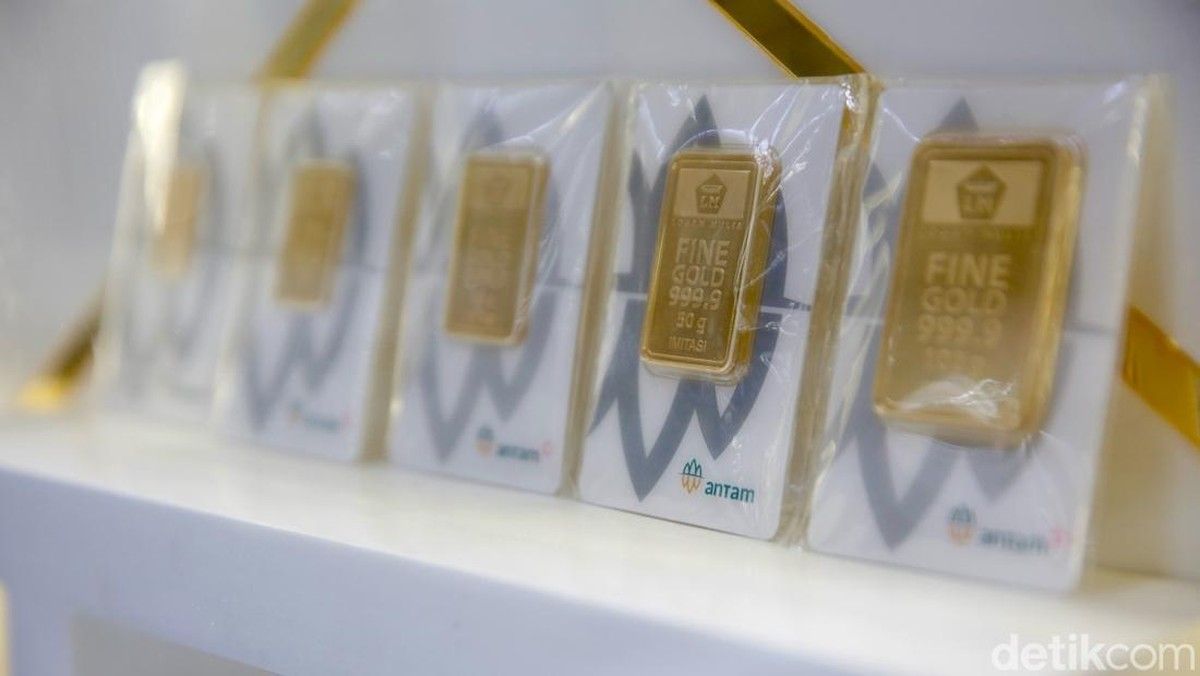 Harga Emas Antam Naik 3,06 Persen dalam Seminggu