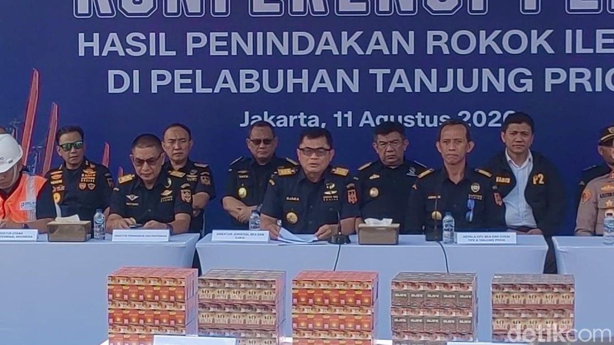 Bea Cukai Gagalkan Pengiriman 8,96 Juta Batang Rokok Ilegal ke Sumatera