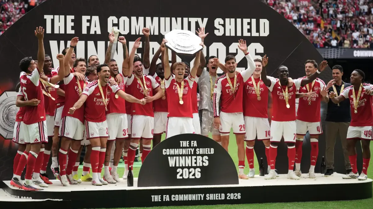 Arsenal Kalahkan Manchester City 3-0 di Community Shield di Cardiff