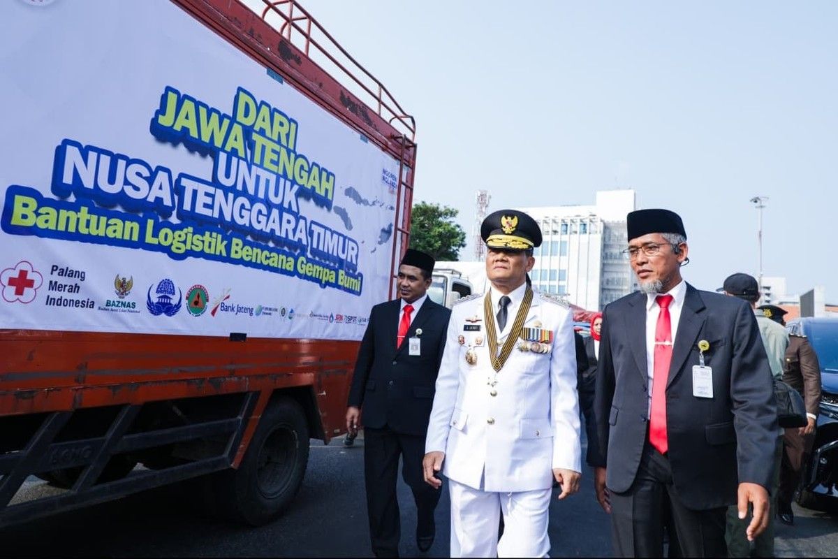 Pemprov Jateng Kirim 16 Personel dan Ribuan Paket Bantuan ke NTT