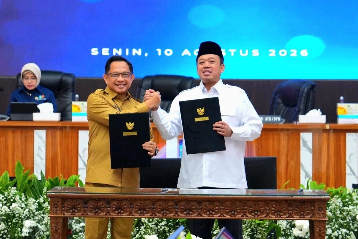 Kemendagri dan ATR/BPN Tandatangani SEB Perkuat Layanan BPHTB di Jakarta