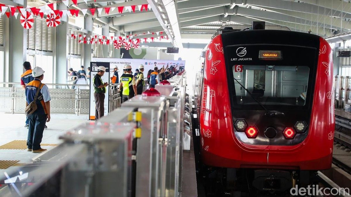 Gubernur DKI Umumkan LRT Jakarta Rute Kelapa Gading-Manggarai Segera Beroperasi