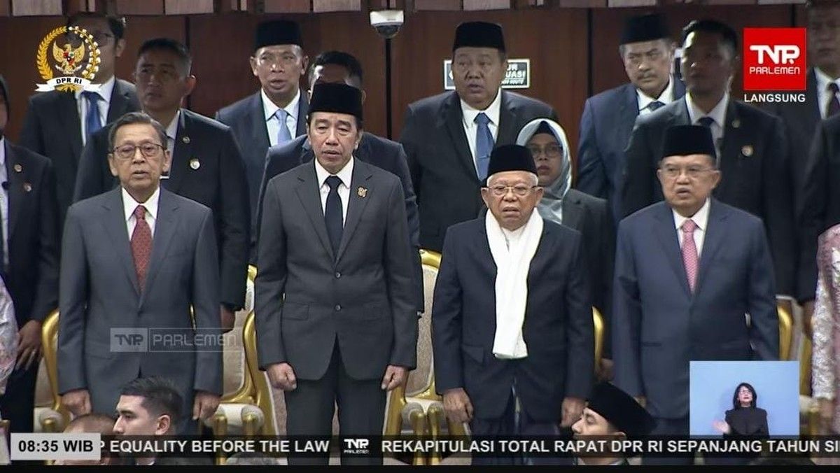 Jusuf Kalla, Ma’ruf Amin, dan Boediono Hadiri Sidang Tahunan MPR 2026