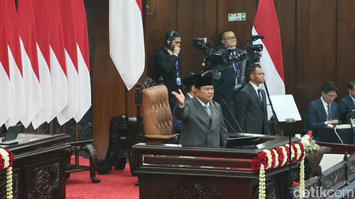 Prabowo Soroti Subsidi dan Tambang Ilegal di Sidang Tahunan MPR 2026