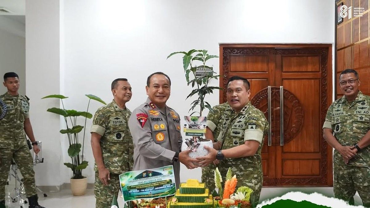 Kapolda Riau Hadiri Perayaan HUT ke-1 Kodam XIX/Tuanku Tambusai di Pekanbaru
