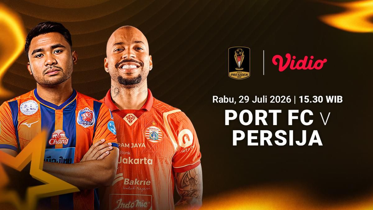 Persija Hadapi Port FC dalam Laga Piala Presiden 2026 di Vidio