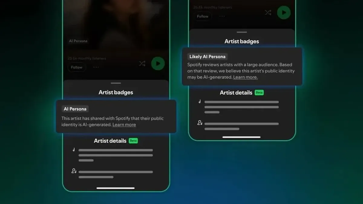 Spotify Beri Label Khusus untuk Artis dengan Identitas AI di Profil