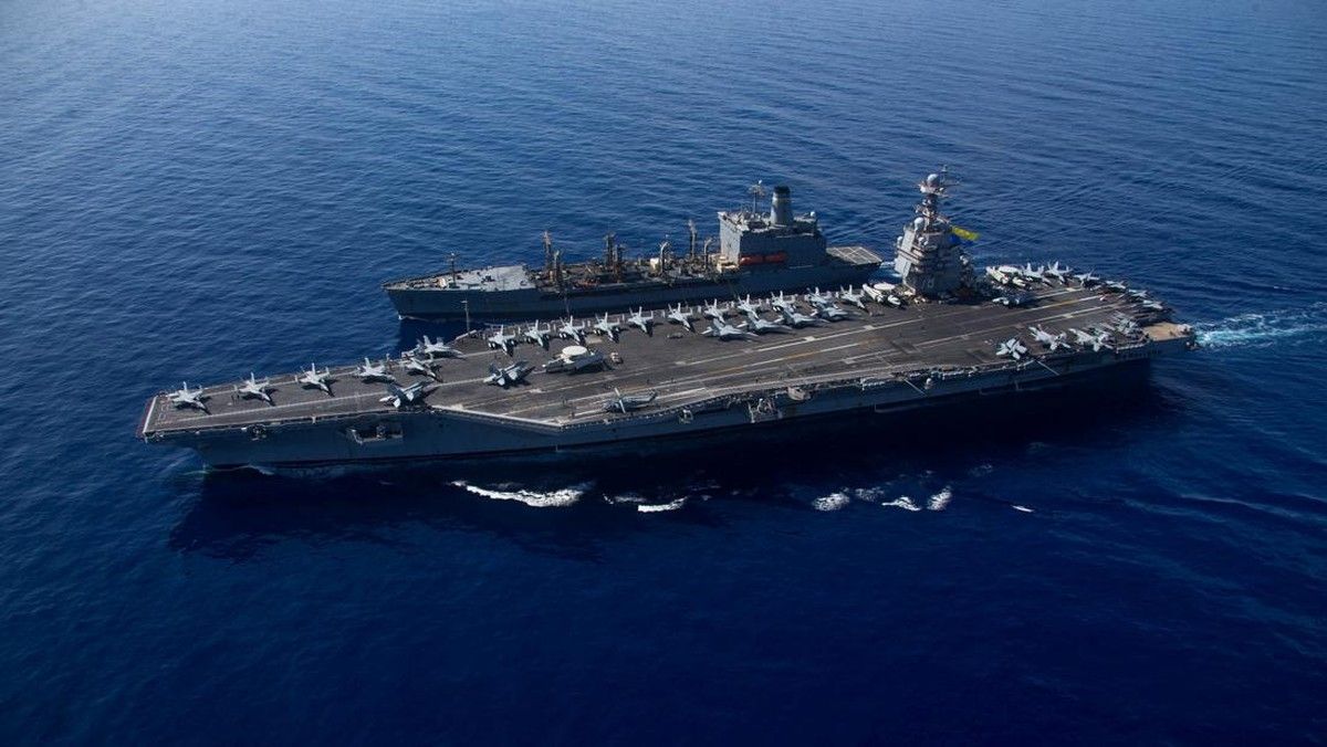 Trump Perintahkan Angkatan Laut AS Kembalikan Sistem Ketapel Uap Kapal Induk