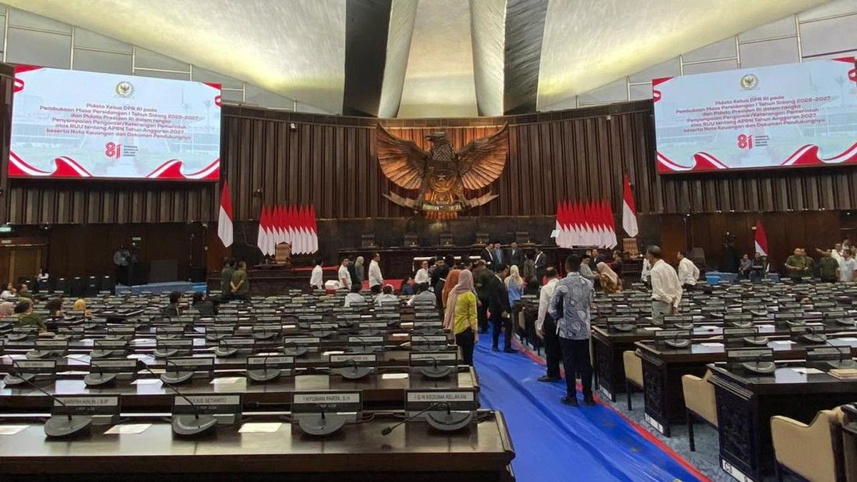 Gladi Bersih Sidang Tahunan MPR dan Sidang Bersama DPR-DPD Digelar di Senayan