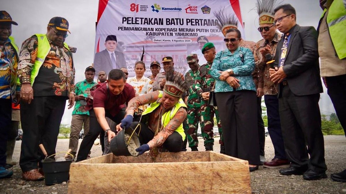 Kementerian Koperasi dan Pemkab Yahukimo Mulai Pembangunan Koperasi Desa Merah Putih