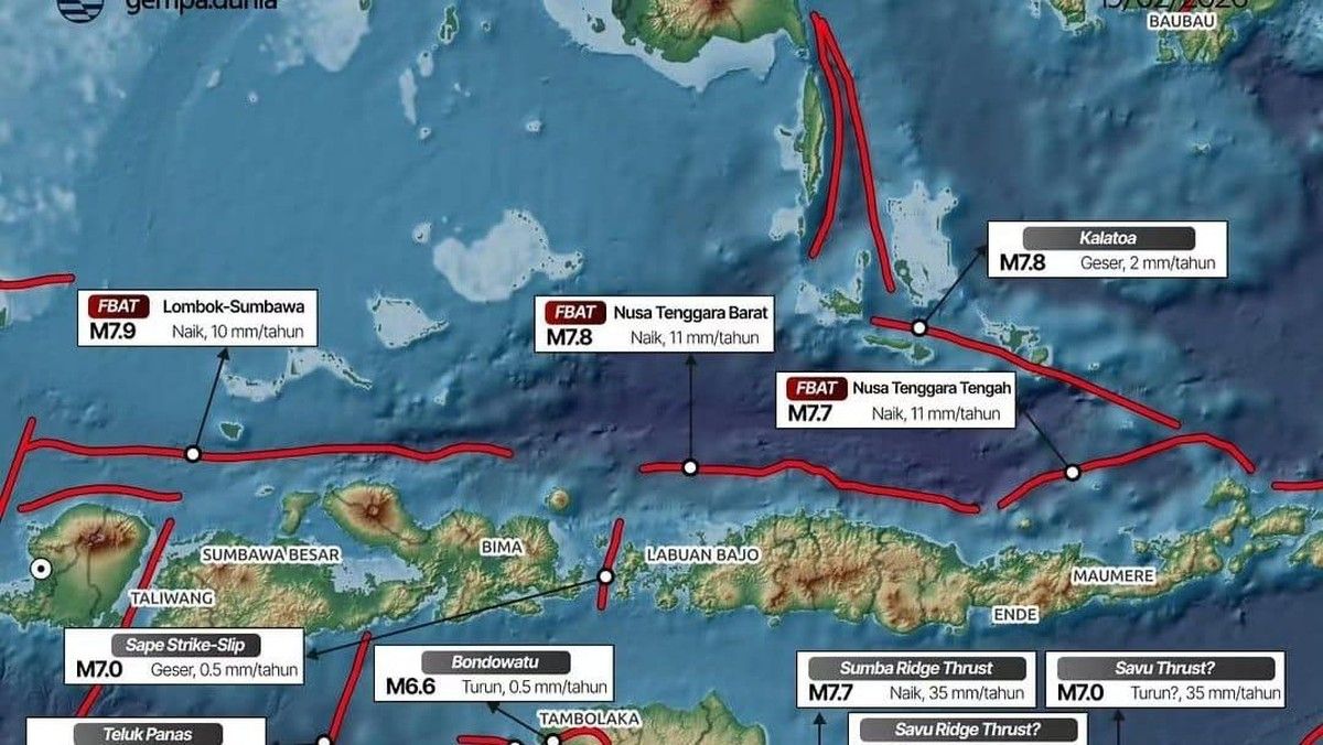 Gempa Magnitudo 7 Guncang Nusa Tenggara Timur, 38 Tewas