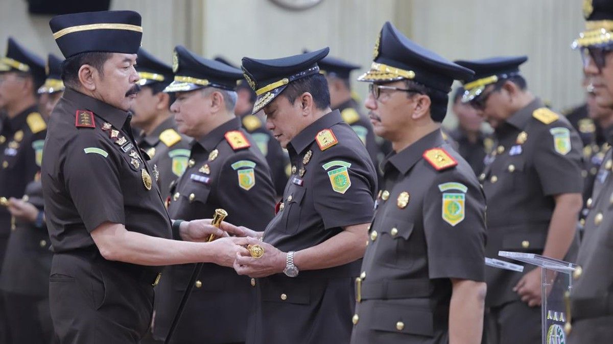 Jaksa Agung Lantik 34 Pejabat Baru di Lingkungan Kejaksaan Agung