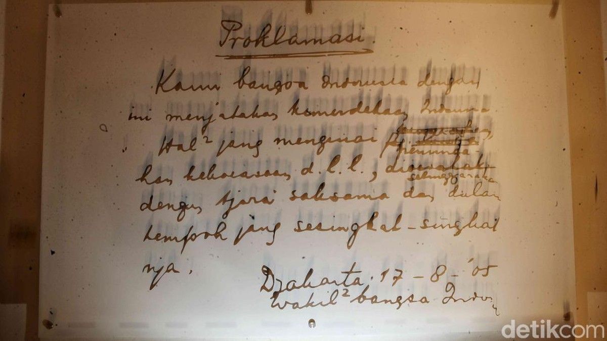 Sejarah dan Isi Lengkap Naskah Proklamasi Kemerdekaan Indonesia 1945