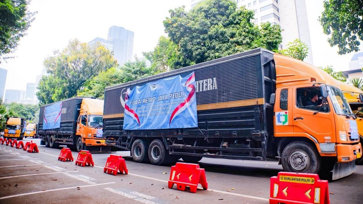 Polda Metro Jaya Kirim Bantuan Gempa ke Nusa Tenggara Timur saat HUT RI ke-81