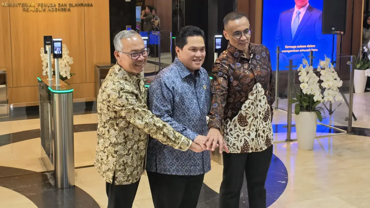 Erick Thohir Lantik Pejabat Baru Perkuat Industri Olahraga Nasional