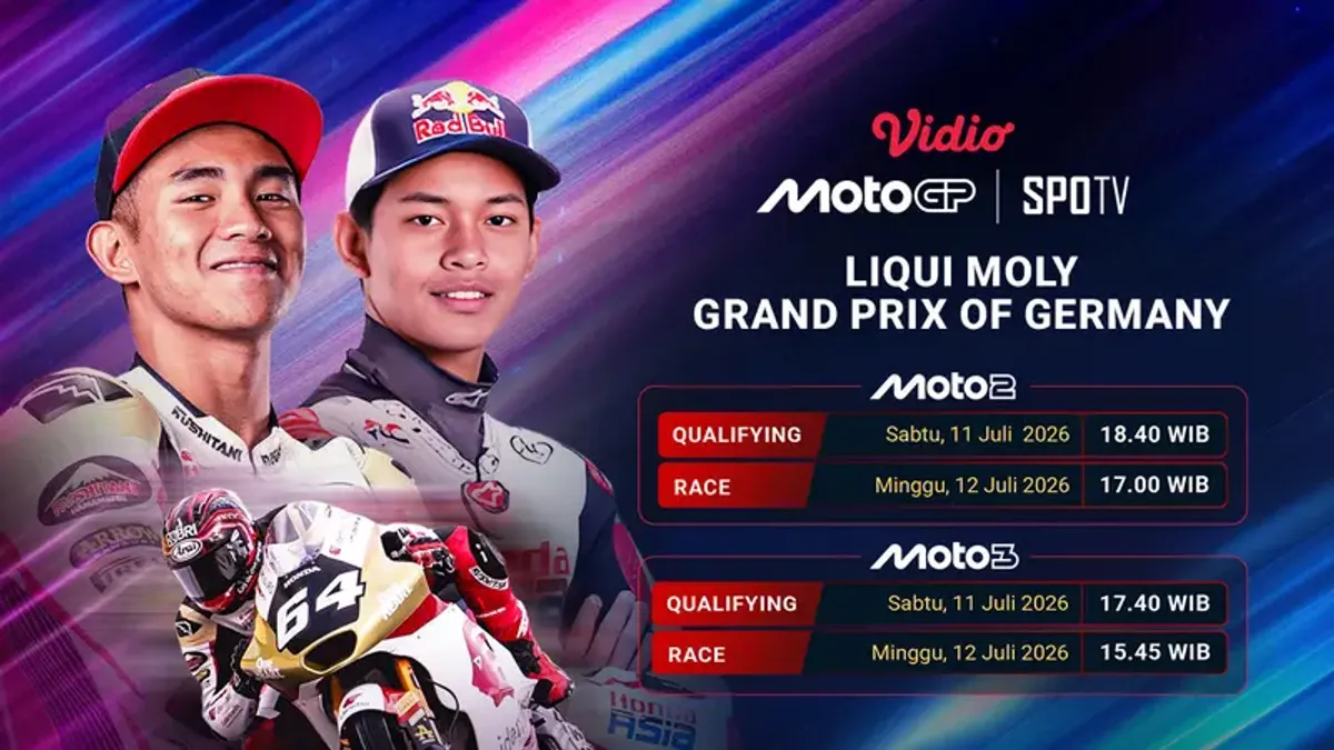 Moto3 dan Moto2 Grand Prix Jerman Tentukan Posisi Start di Sachsenring