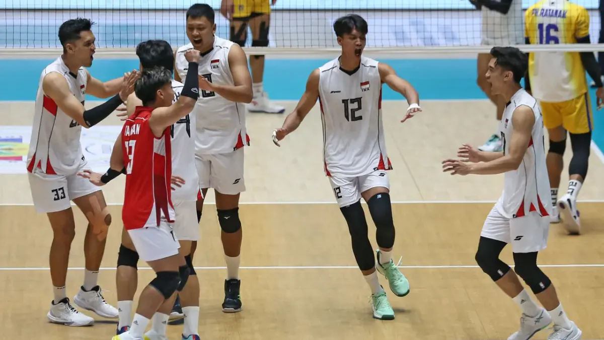 Timnas Voli Putra Indonesia Mulai Putaran Kedua SEA V Cup di Jakarta
