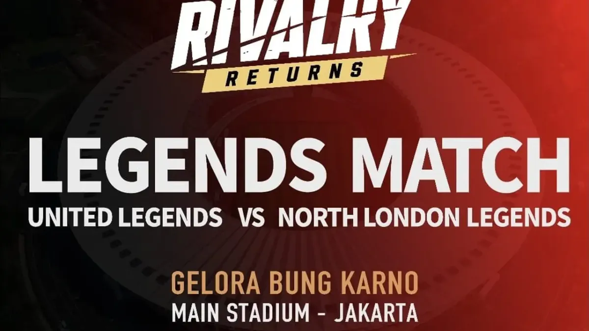 Legends United dan North London Bertanding di SUGBK Jakarta