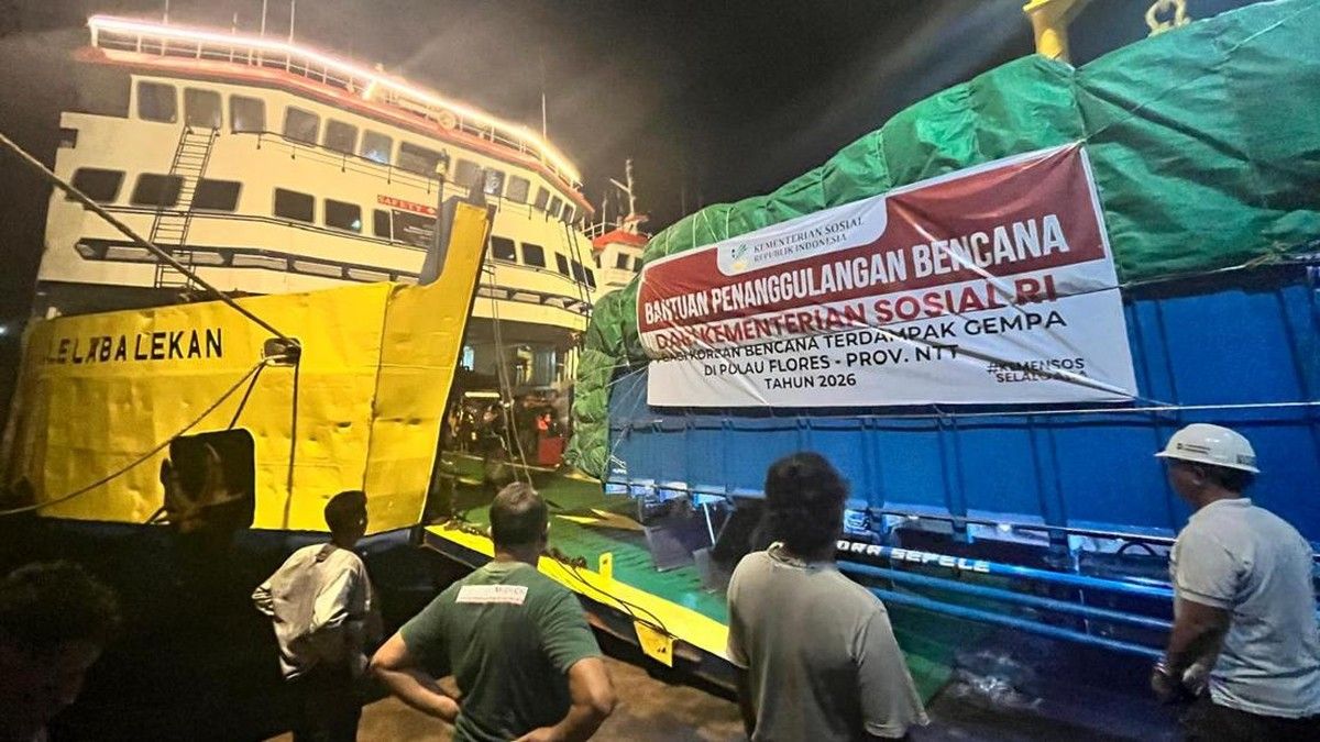 Kementerian Sosial Kirim Bantuan Laut untuk Korban Gempa Flores