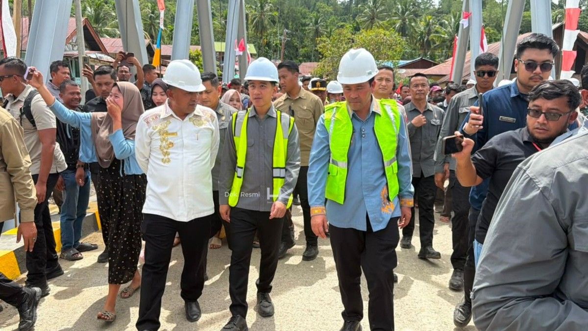 Wapres Gibran Tinjau Proyek Rehabilitasi Jembatan Lumut di Aceh Tengah