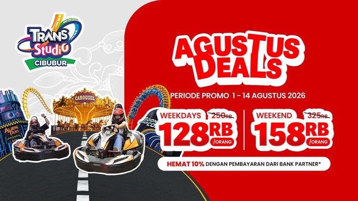 Trans Studio Cibubur Tawarkan Promo Tiket Agustus 2026 Hemat