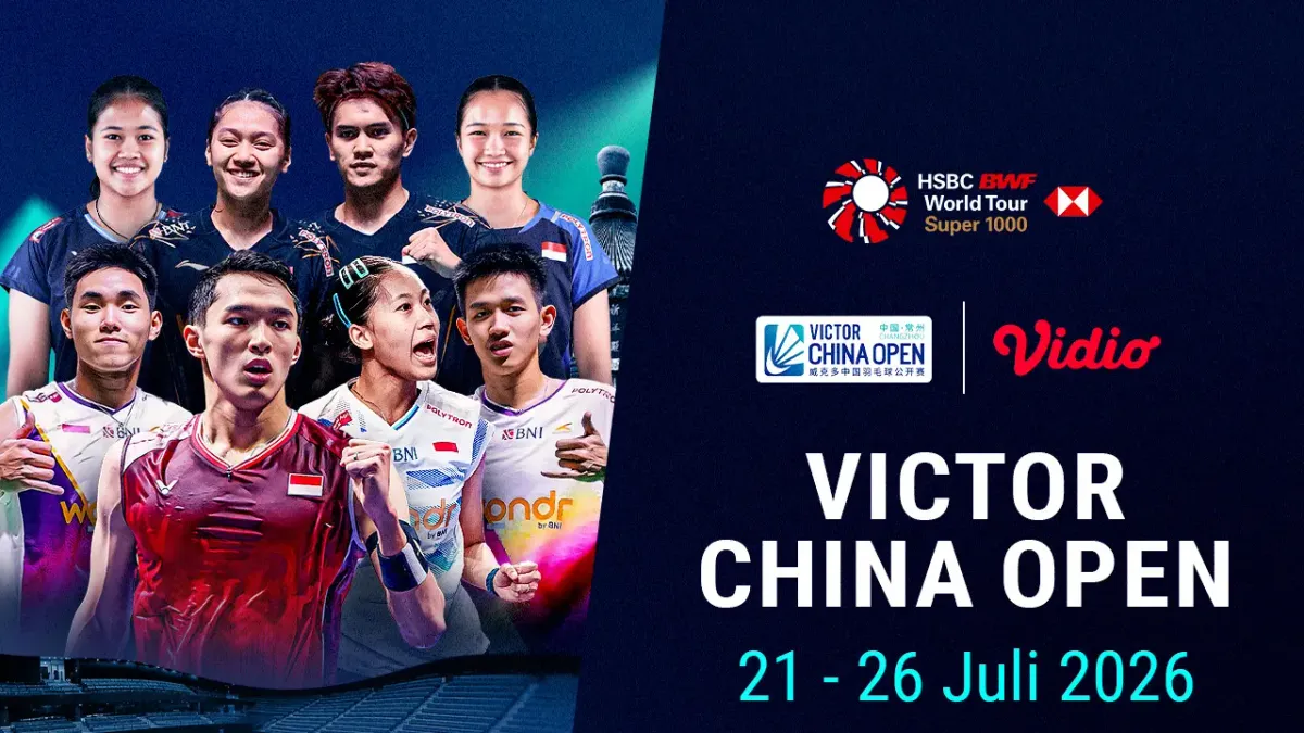Indonesia Kirim Wakil Terbaik di Victor China Open 2026