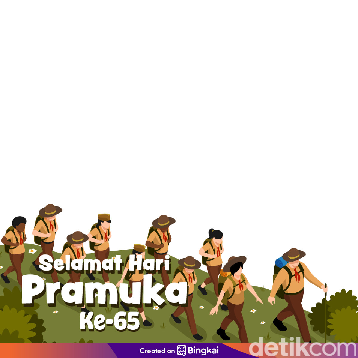 Gerakan Pramuka Peringati Hari Pramuka ke-65 dengan Tema Mendukung Swasembada Pangan