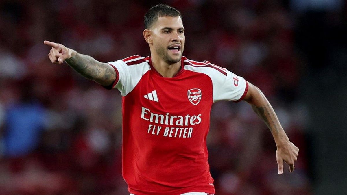 Bruno Guimaraes debut bersama Arsenal saat lawan Como