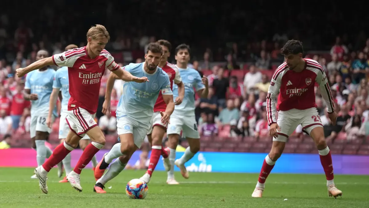 Manchester City Terima Kekalahan 0-3 dari Arsenal di Community Shield