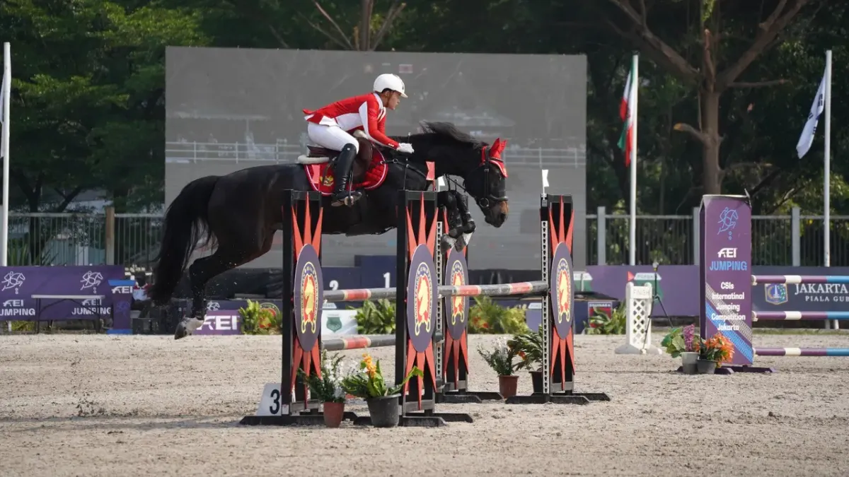 Brandon Toa Raih Juara di Kejuaraan Berkuda Mantena Cup Jakarta