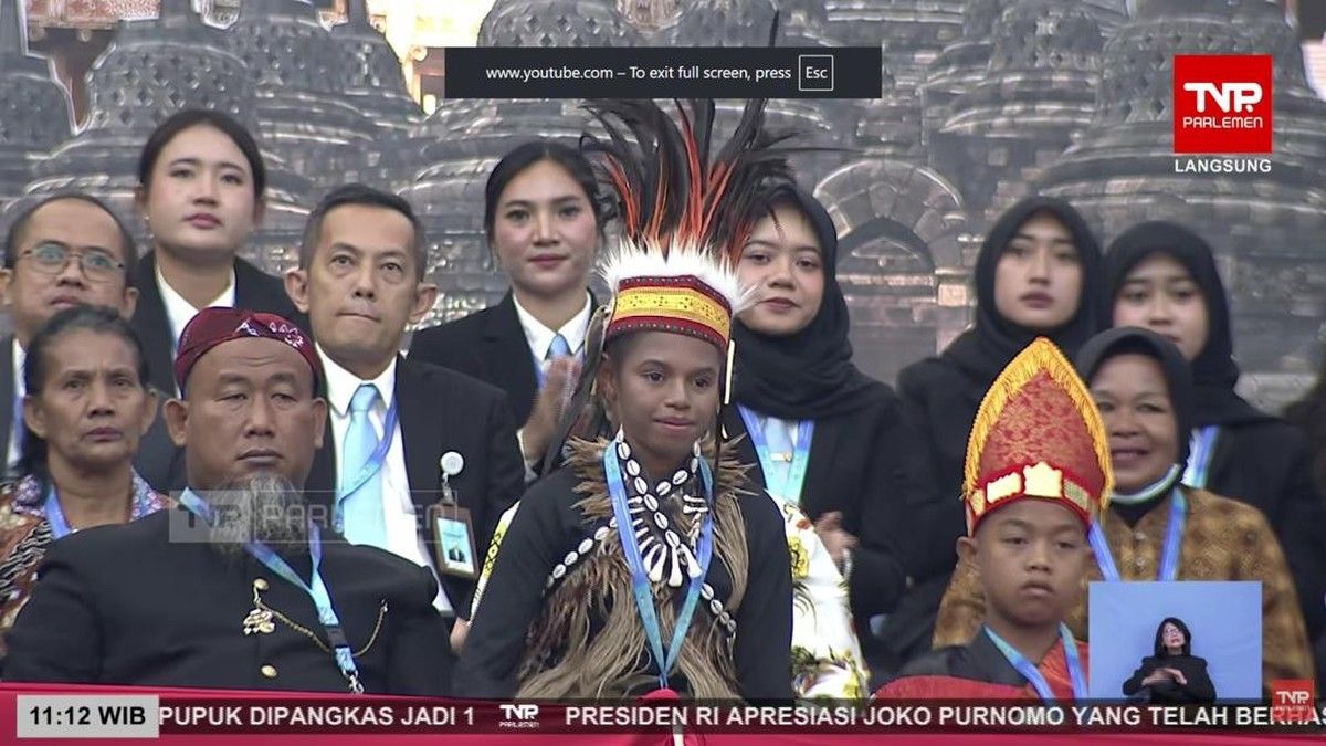 Presiden Prabowo Sebut Siswi Merauke di Sidang Tahunan MPR RI