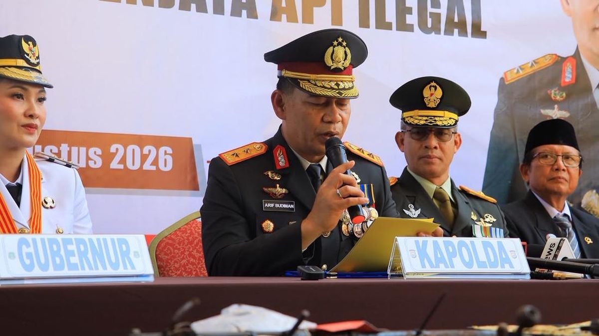 Polda Malut Terima Penyerahan 16 Senjata Api Ilegal dari Warga Halmahera Utara