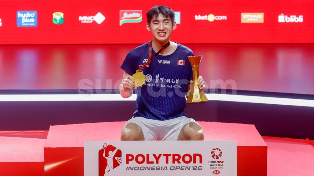 Victor Lai Raih Gelar Juara Indonesia Open 2026 di Istora Senayan