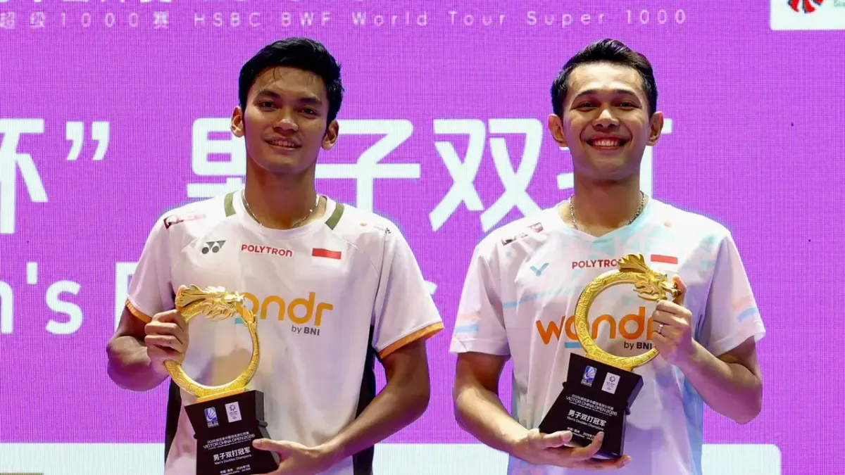 Fajar Alfian dan Muhammad Shohibul Fikri Juara China Open 2026 di Changzhou