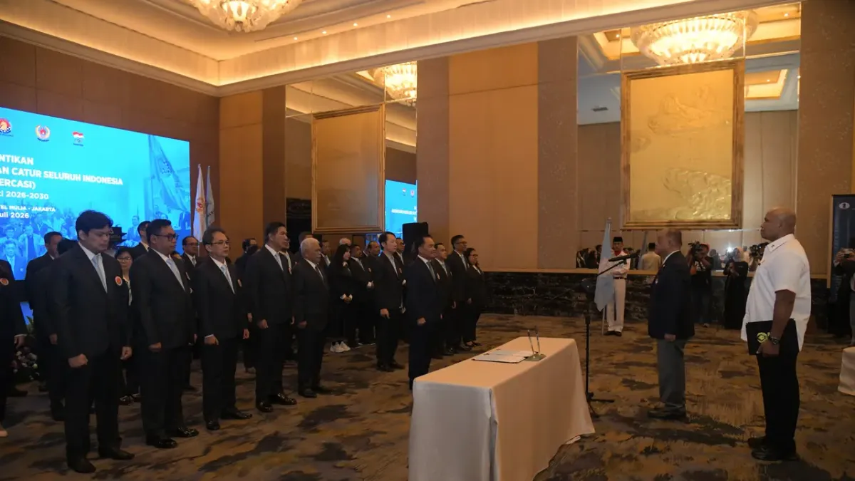 PB Percasi Dilantik dan Siapkan Program Catur Nasional 2026-2030