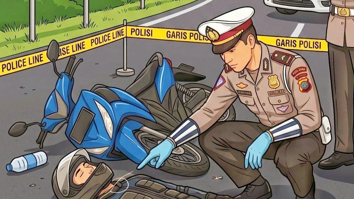 Truk Tabrak Motor di Bogor, Dua Orang Tewas Masuk Jurang