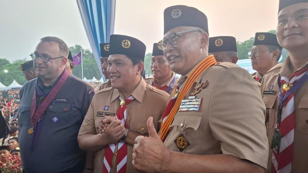 Erick Thohir Tegaskan Pramuka Jadi Struktur Inti Pendidikan Nasional