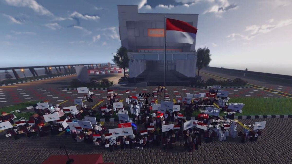 Binus University Gelar Upacara Kemerdekaan Virtual di Roblox