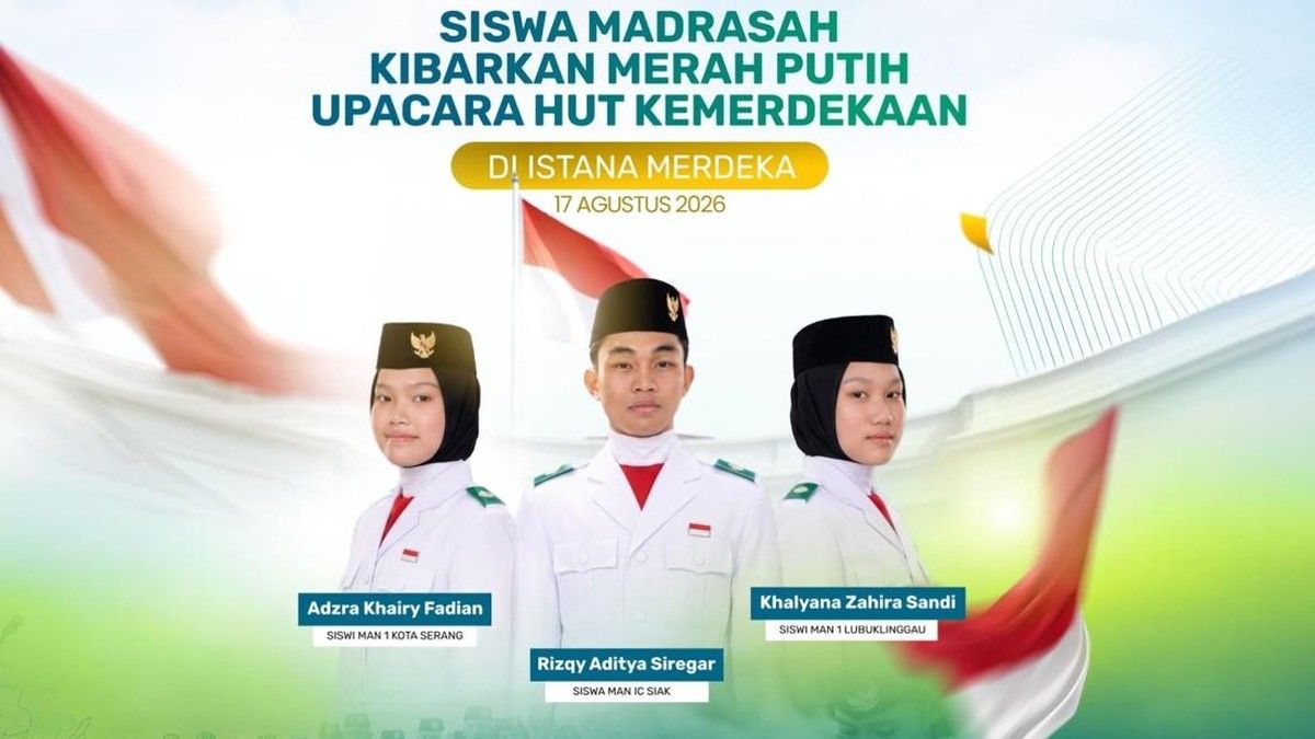 Tiga Siswa Madrasah Terpilih Jadi Paskibraka Tingkat Pusat 2026