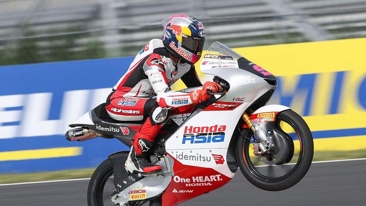Veda Ega Pratama Finis Kesembilan di Moto3 Inggris dan Tempati Posisi Kedua Rookie of The Year