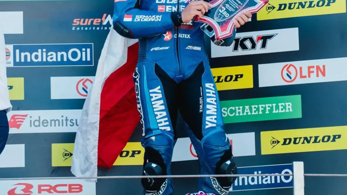 Muhammad Fadhil Mushavi Raih Podium Ketiga di ARRC Mandalika 2026