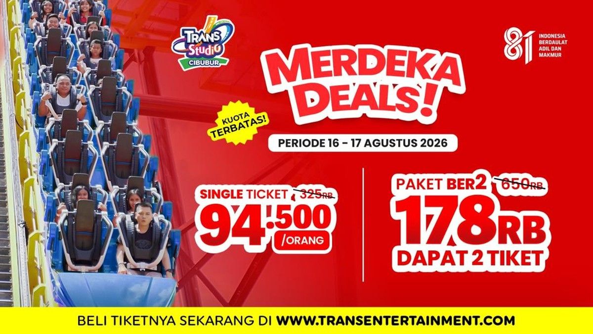Trans Studio Cibubur Tawarkan Promo Merdeka Deals untuk Liburan Keluarga