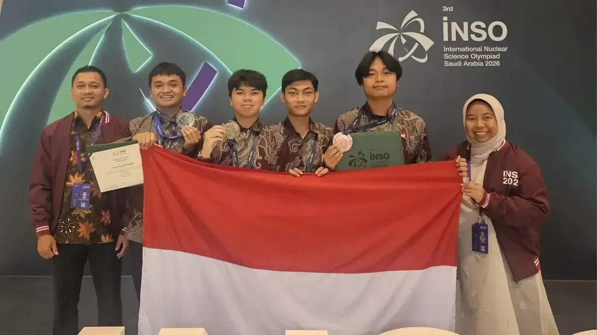 Delegasi Indonesia Raih Tiga Medali di International Nuclear Science Olympiad di Arab Saudi