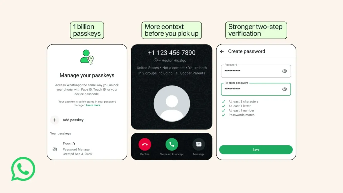 WhatsApp Perkuat Keamanan dengan 3 Fitur Baru Termasuk Verifikasi Kata Sandi